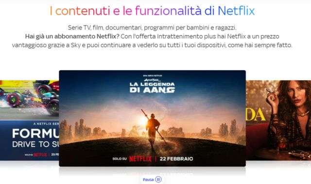 Offerta Sky TV e Netflix febbraio 2024