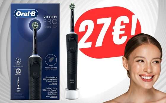 Lo Spazzolino Elettrico Oral-B costa solo 27€ grazie allo SCONTO