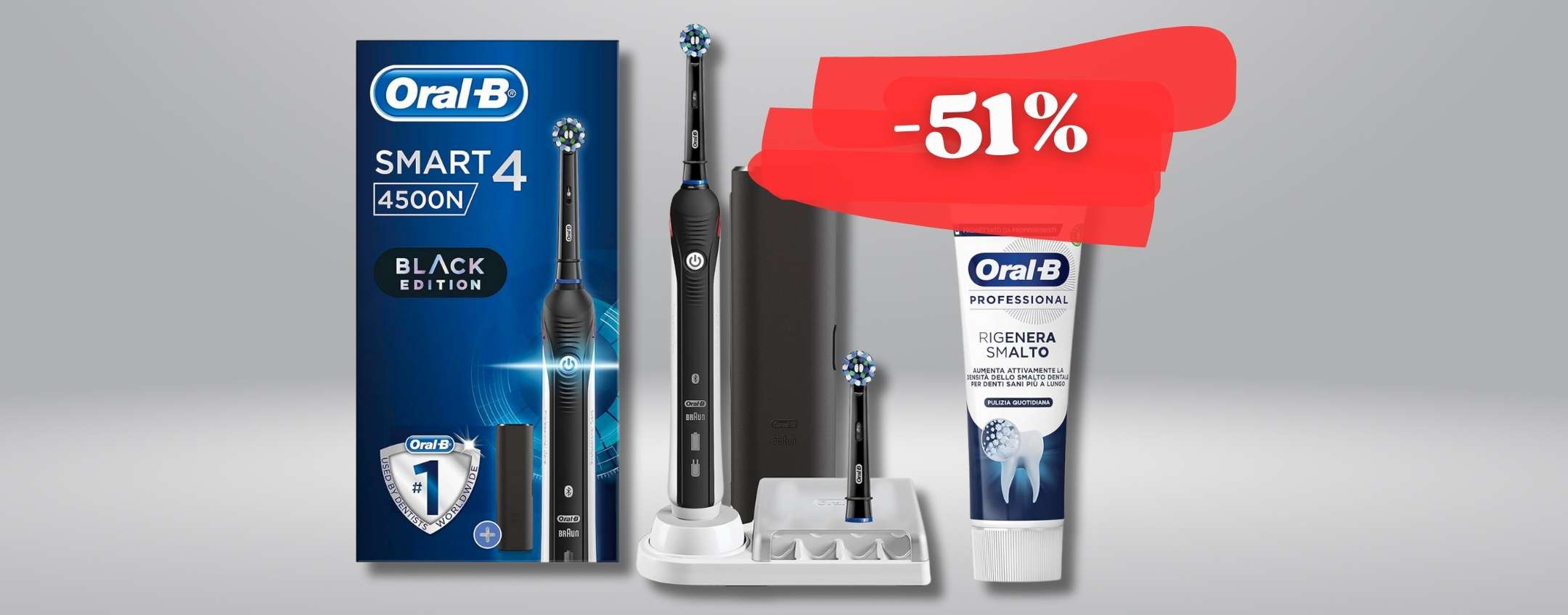 Kit da viaggio Oral B - Spazzolino e Dentifricio - Piazza Mercato Casa