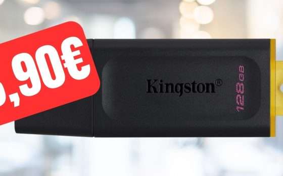 Pen Drive Kingston 128GB a prezzo STRACCIATO su Amazon