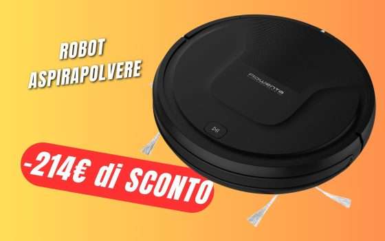 COSA?! -214€ di SCONTO per il Robot Aspirapolvere di Rowenta!