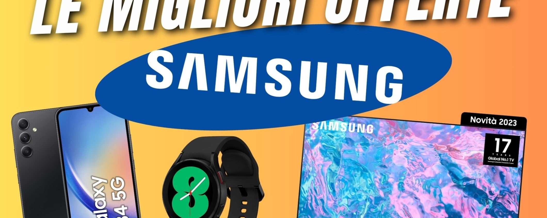 SCONTI PAZZESCHI sui prodotti SAMSUNG su Amazon!