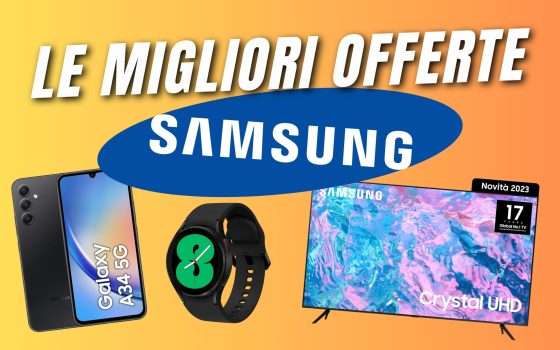 SCONTI PAZZESCHI sui prodotti SAMSUNG su Amazon!