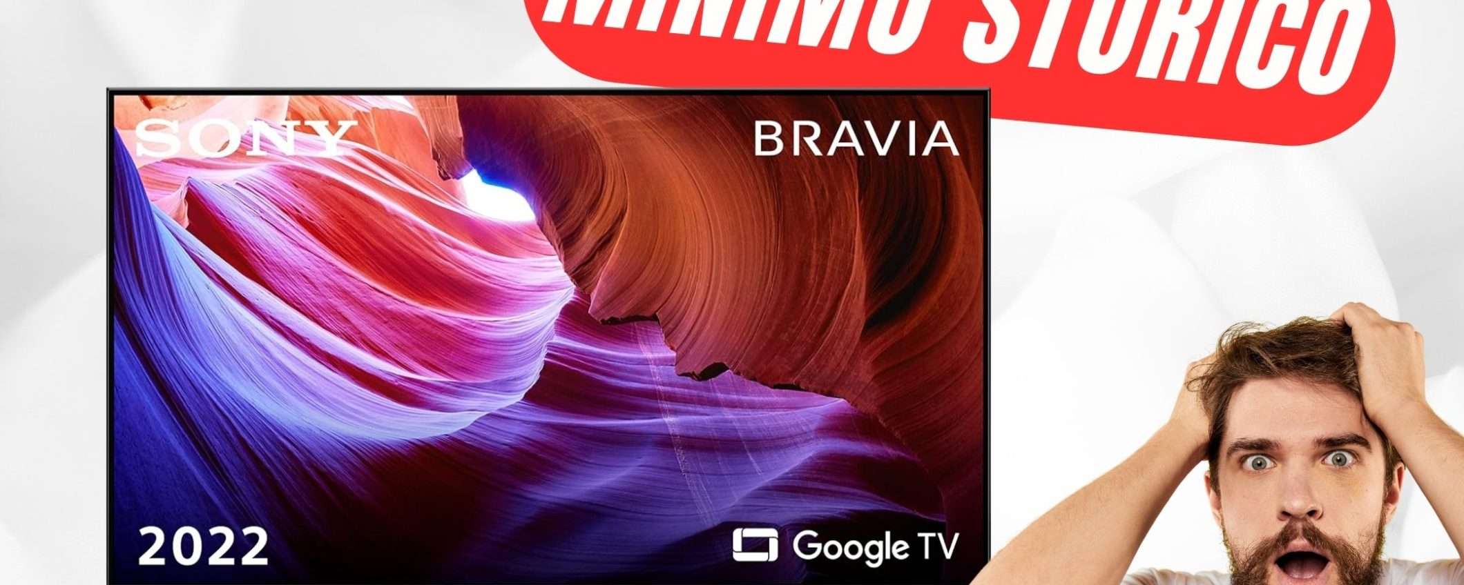 MINIMO STORICO per lo Smart TV Sony da 55 pollici 4K!