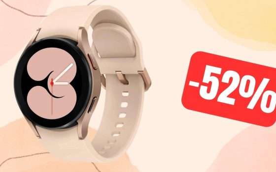 Samsung Galaxy Watch4 è in SUPER SCONTO su Amazon (-52%)