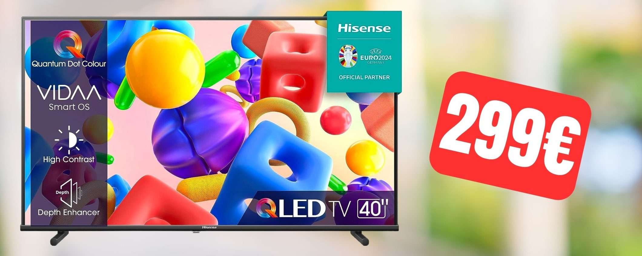 Smart TV Hisense QLED 40