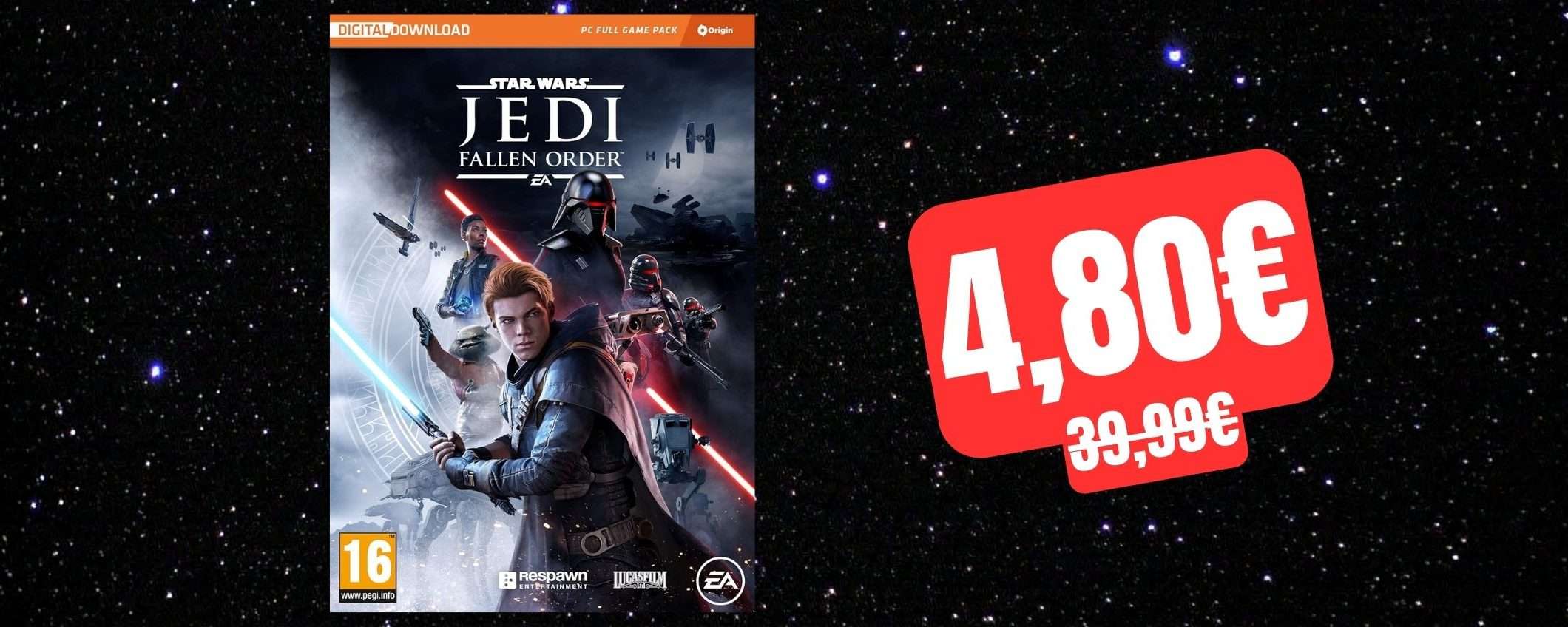 Star Wars Jedi Fallen Order praticamente REGALATO su Amazon (-88%)