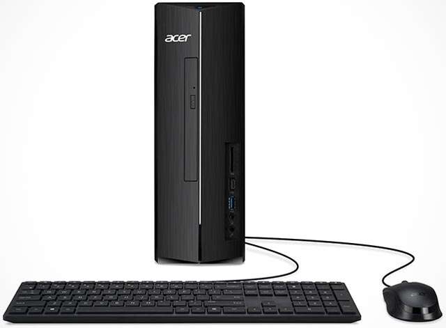 Acer Aspire XC-1780: PC desktop con mouse e tastiera