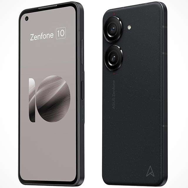 Lo smartphone ASUS Zenfone 10 nella colorazione Midnight Black