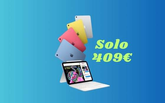 BOMBA Apple iPad 10 su Amazon: solo 409€