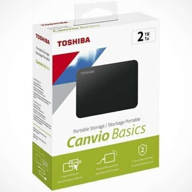 Il disco fisso Toshiba Canvio Basics da 2 TB