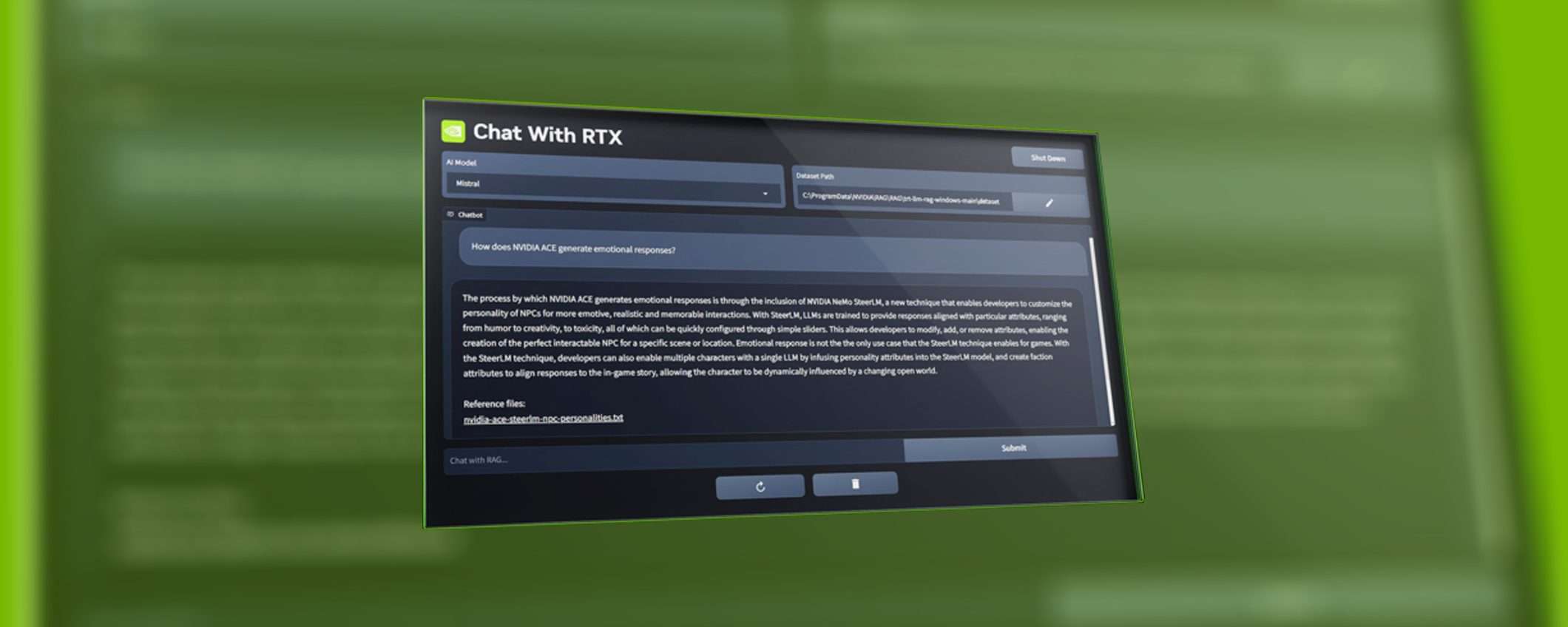 Chat with RTX: crea un chatbot IA con l'app di NVIDIA