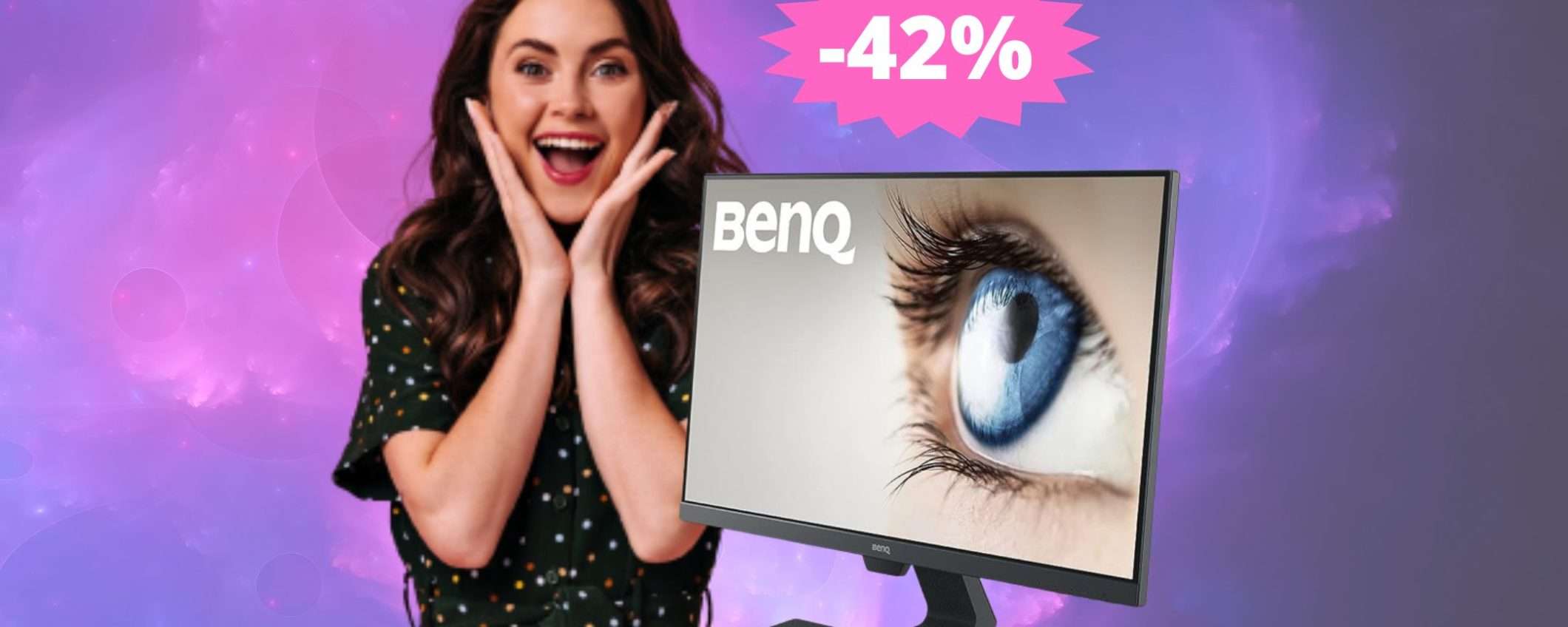 Monitor BenQ GW2780: un AFFARE imperdibile su Amazon (-42%)