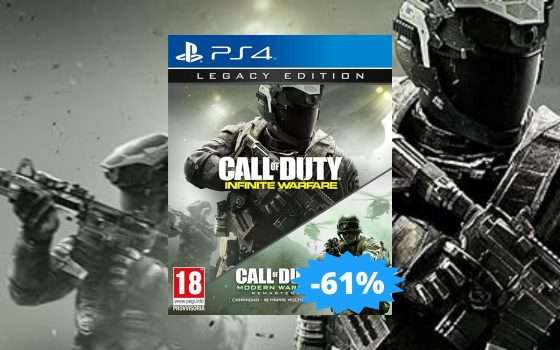 Call of Duty Infinite Warfare PS4: CROLLO del prezzo (-61%)