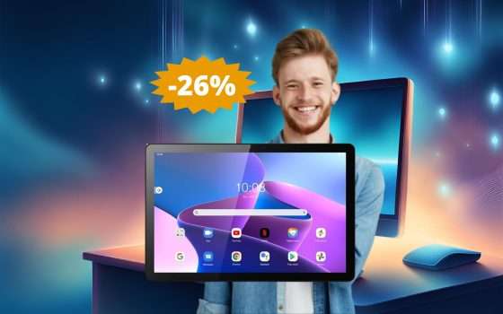 Lenovo Tab M10: SUPER sconto del 26% su Amazon