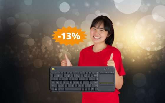 Logitech K400 Plus: alta qualità in SUPER sconto del 13%