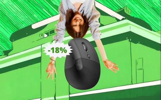 Mouse Logitech Lift: SUPER sconto del 18% su Amazon