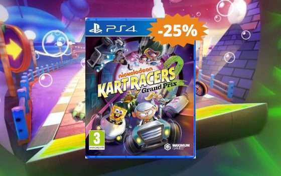 Nickelodeon Kart Racers 2 per PS4: sconto IMPERDIBILE del 25%