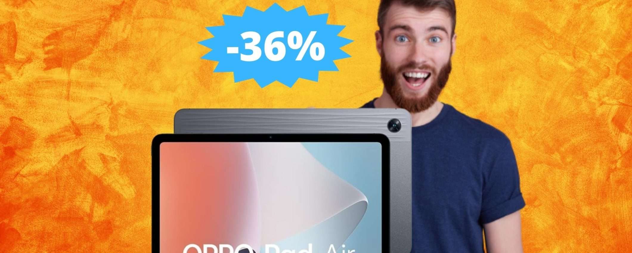 OPPO Pad Air: tutti lo vogliono a questo prezzo (-36%)