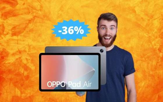 OPPO Pad Air: tutti lo vogliono a questo prezzo (-36%)