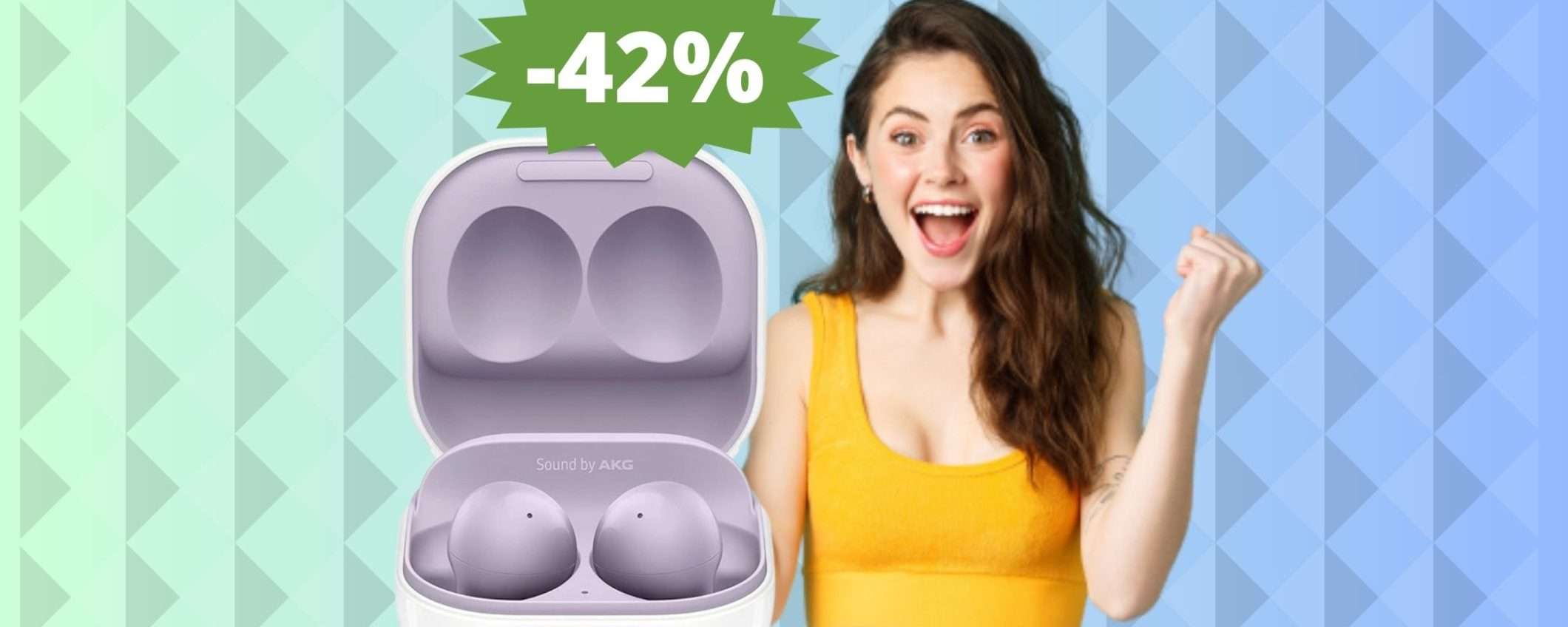 SAMSUNG Galaxy Buds2: la qualità che meriti (-42%)