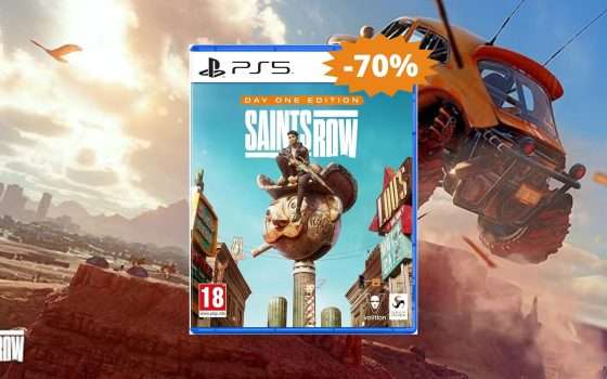 Saints Row per PS5: CROLLO del prezzo su Amazon (-70%)