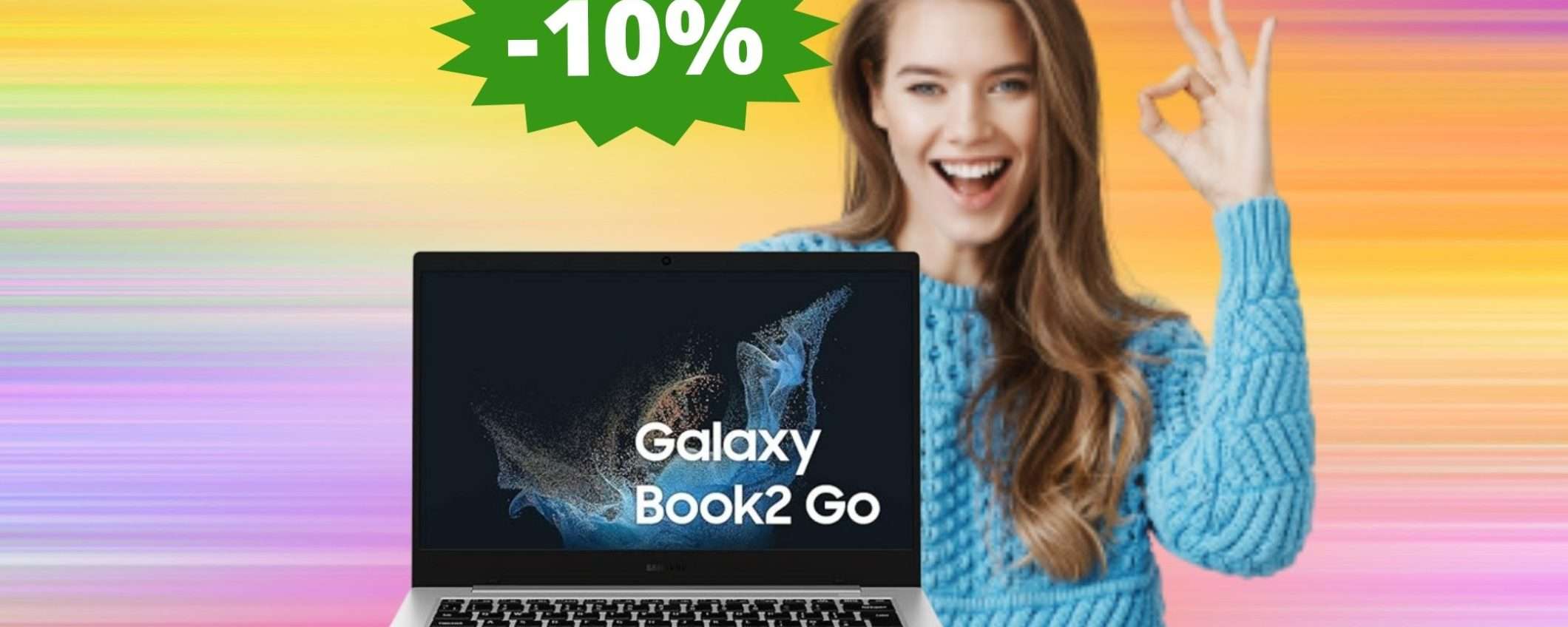 Samsung Galaxy Book2 Go: affidabilità e qualità in SCONTO