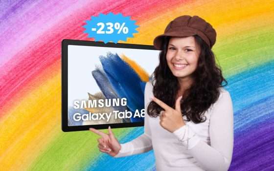 Samsung Galaxy Tab A8: sconto IMBATTIBILE del 23% su Amazon