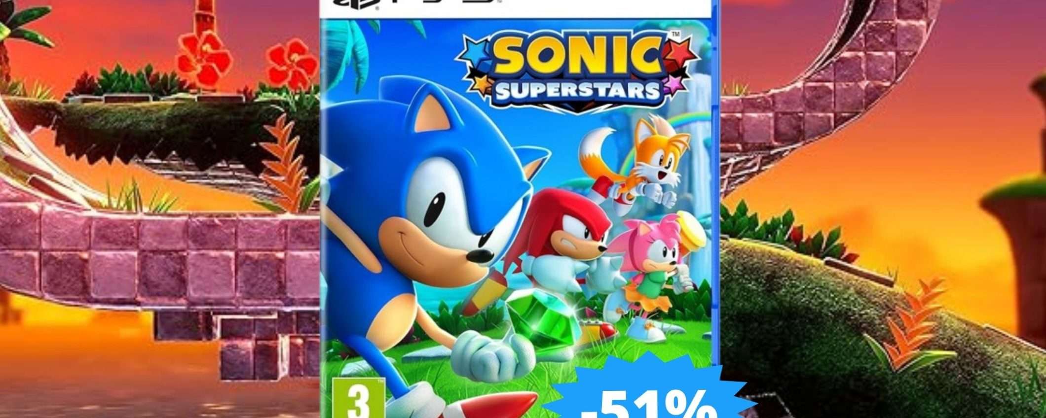 Sonic Superstars per PS5: sconto FOLLE del 51% su Amazon