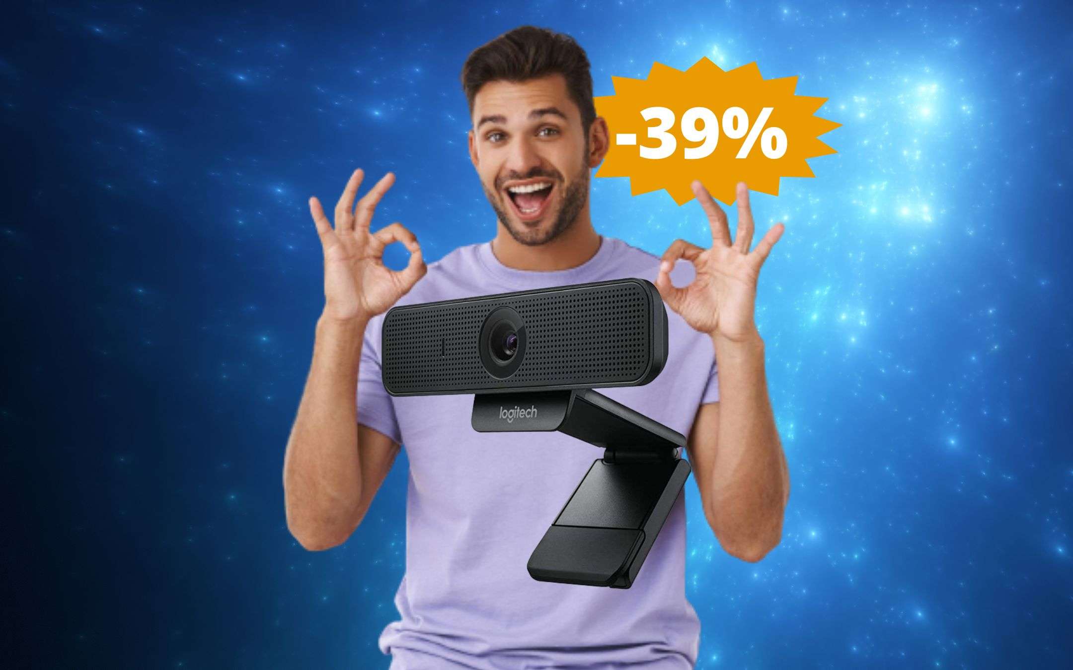 Webcam Logitech C925-E: professionale e di qualità (-39%)