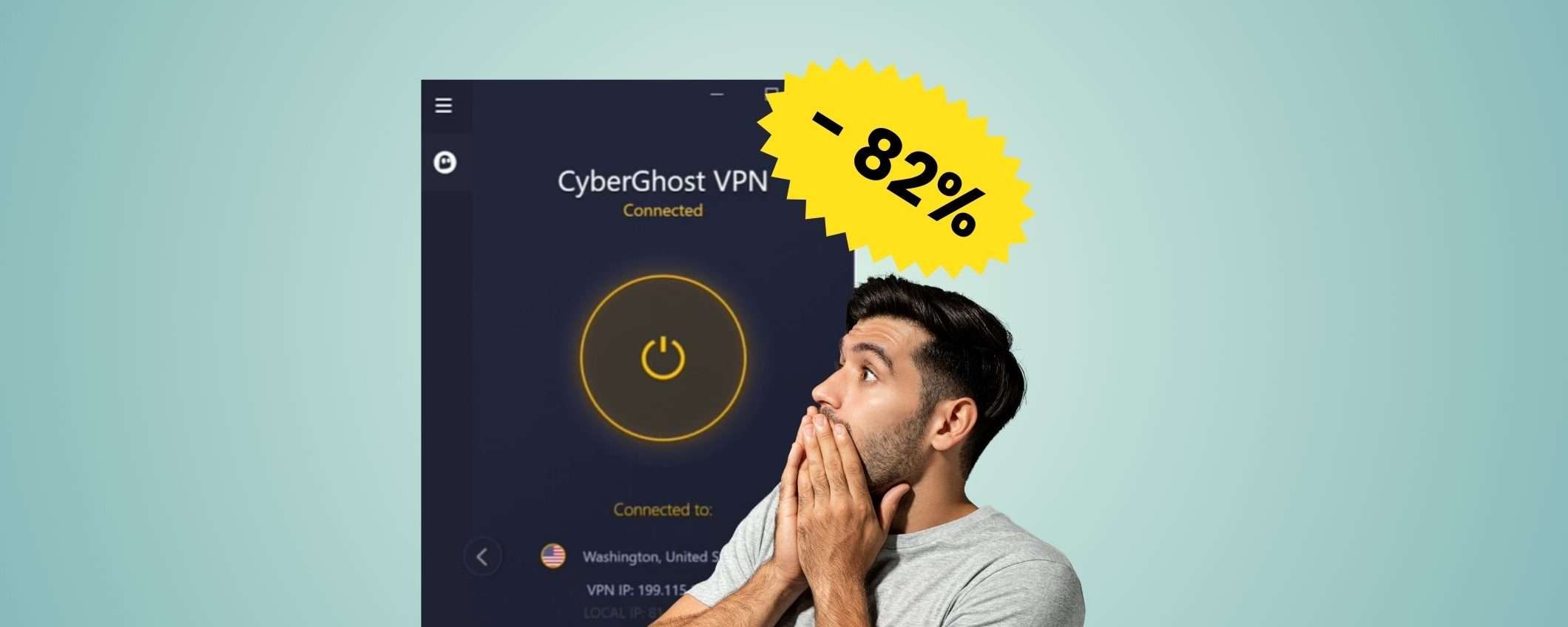 Naviga sicuro: CyberGhost VPN a solo 2,19€