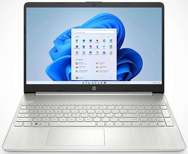 Il design del notebook HP 15s da 15,6 pollici