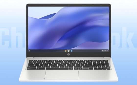 HP Chromebook 15a al prezzo minimo storico su Amazon