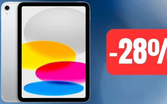 iPad 2022 di 10a generazione: sconto al MINIMO STORICO su Amazon (-28%)