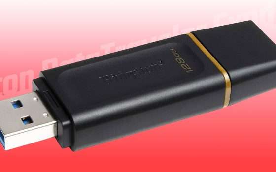 SCONTO ENORME sulla pendrive Kingston da 128 GB (-55%)