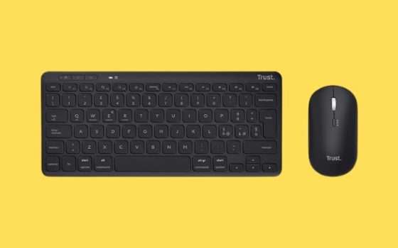 Kit mouse + tastiera Trust Lyra: sconto IMPERDIBILE del 20%