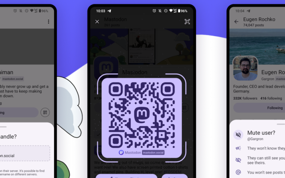 Mastodon introduce i codici QR per condividere i profili su Android