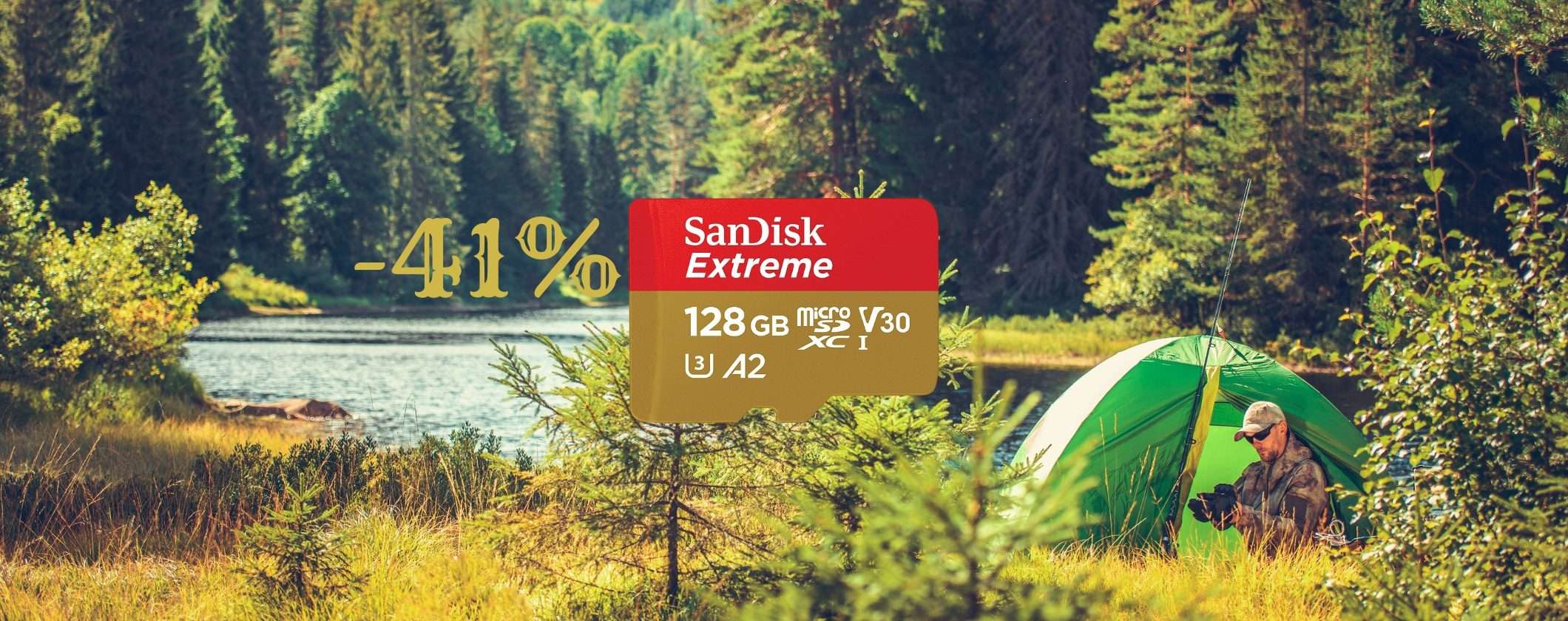 MicroSD SanDisk Extreme: 128GB al 41% di SCONTO