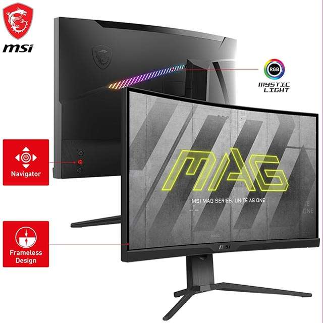 Il monitor curvo MSI MAG 275CQRF-QD da 27 pollici