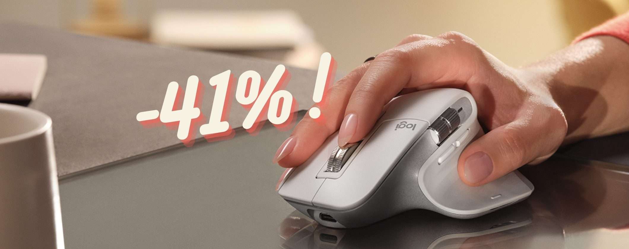 MX Master 3S: il MOUSE DEFINITIVO al 41% di SCONTO