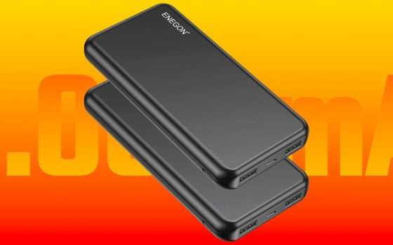 2 powerbank da 10000 mAh a 14€: il COUPON che ti ricarica