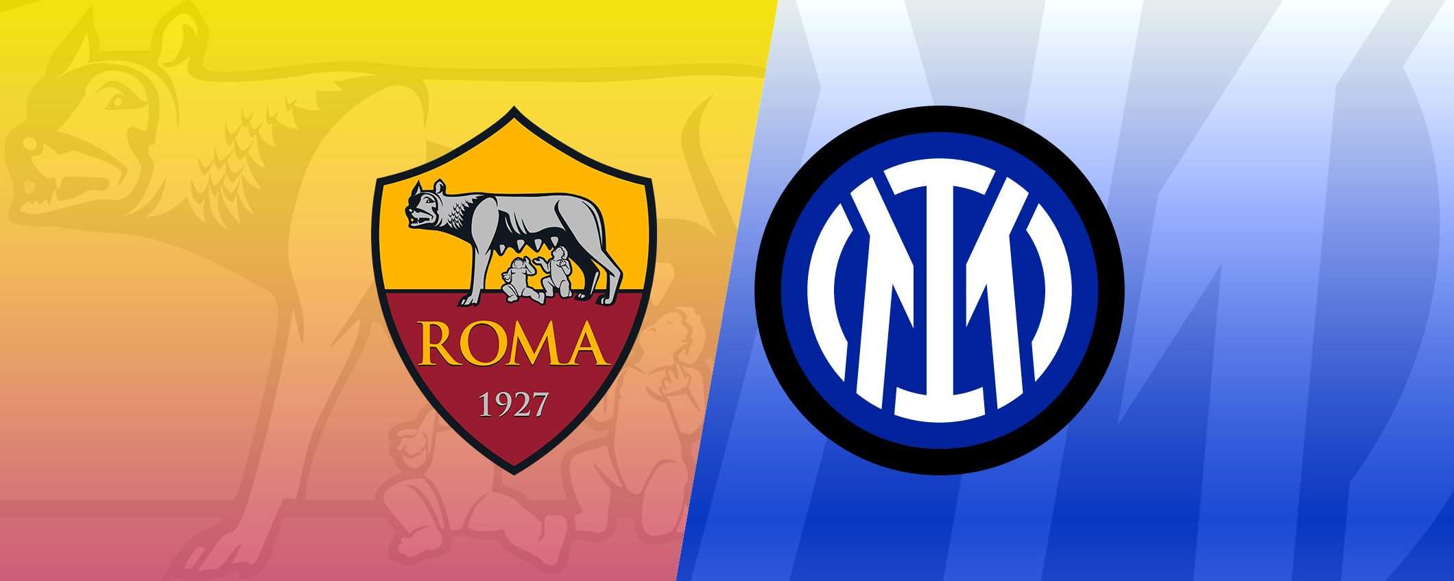 Roma-Inter: formazioni e come vederla in streaming