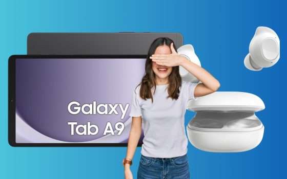 Samsung Galaxy Tab A9: solo 159€ e Buds FE in REGALO