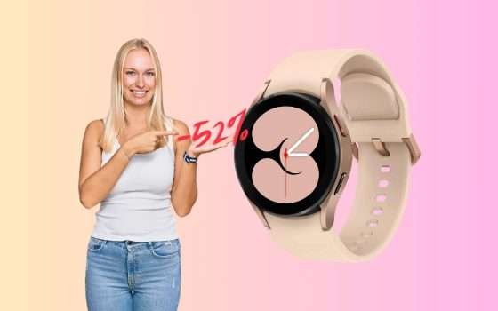 Samsung Galaxy Watch4 al 52% di SCONTO su Amazon