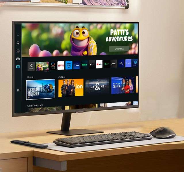 Il design del Samsung Smart Monitor M5 da 27 pollici