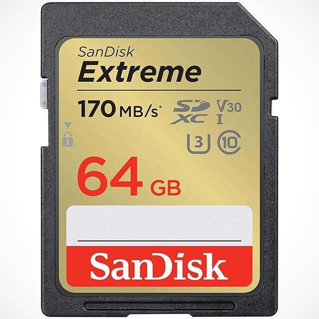 SanDisk Extreme: la scheda SD da 64 GB