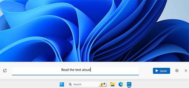 L'applicazione Speak for me di Windows 11 legge i testi ad alta voce