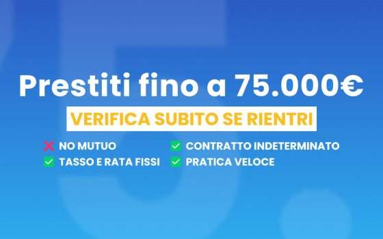 Prestiti fino a 75.000 euro con supercredito.it