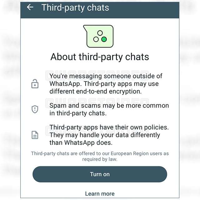 Meta sta per introdurre il supporto alle applicazioni di terze parti per le chat su WhatsApp