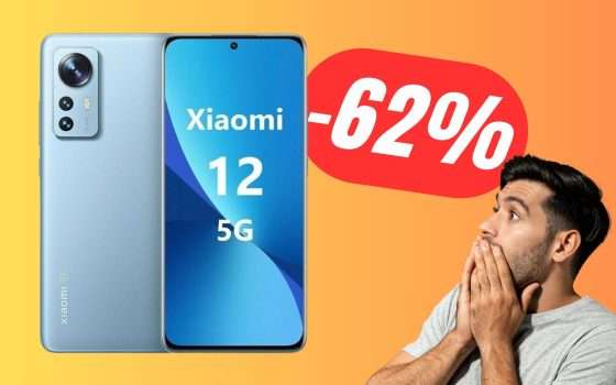 SCONTO FOLLE PER Xiaomi 12: risparmierai il 62%!